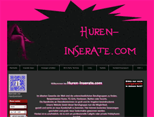 Tablet Screenshot of huren-inserate.com